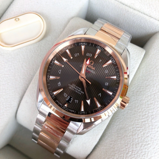 Omega Aqua Teera Gold Watch