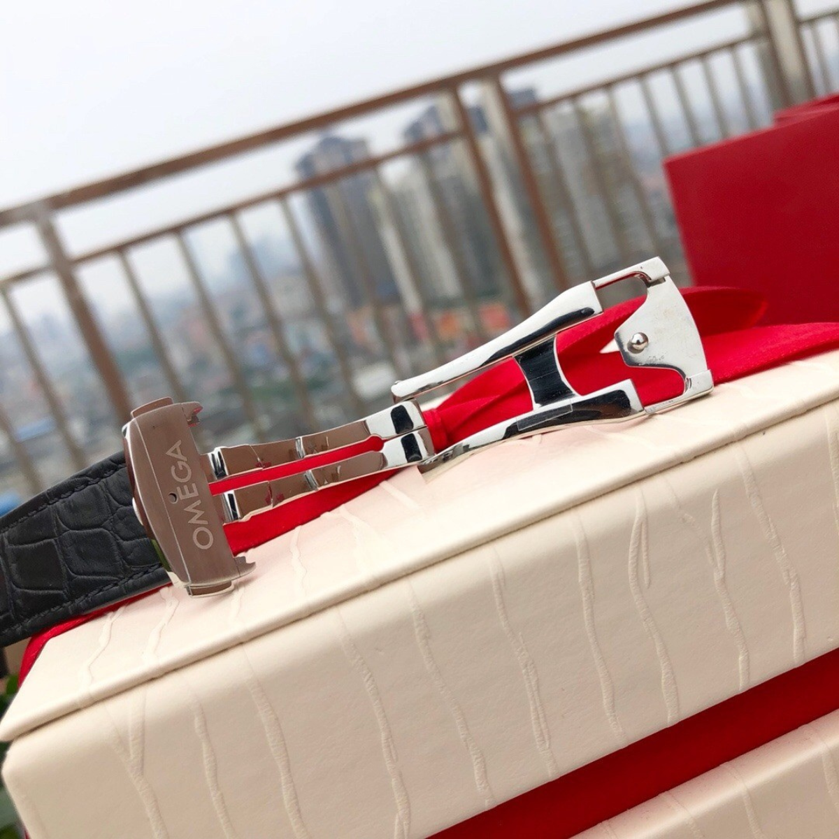 Omega De Ville Blue Watch