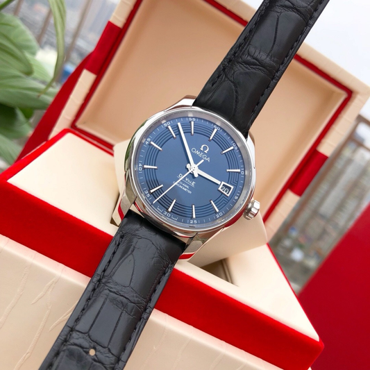 Omega De Ville Blue Watch
