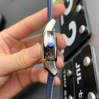 Omega Bright Blue Butterfly Watch