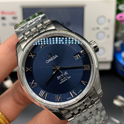 Omega Blue Butterfly Fly Watch