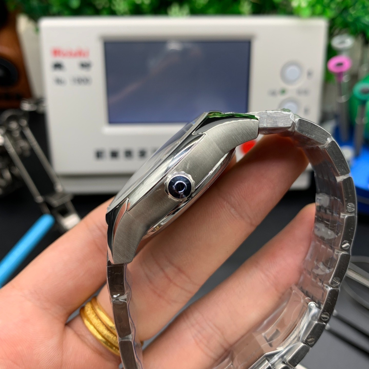 Omega Blue Butterfly Fly Watch