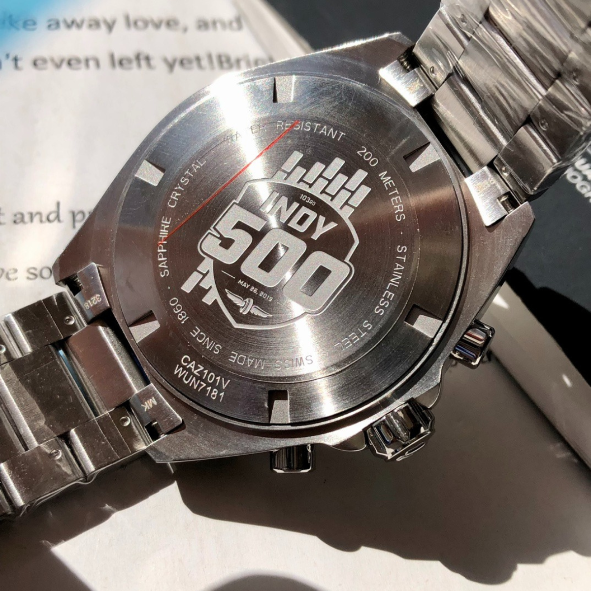 TagHeuer F1 Indiana 500 Edition Chronograph