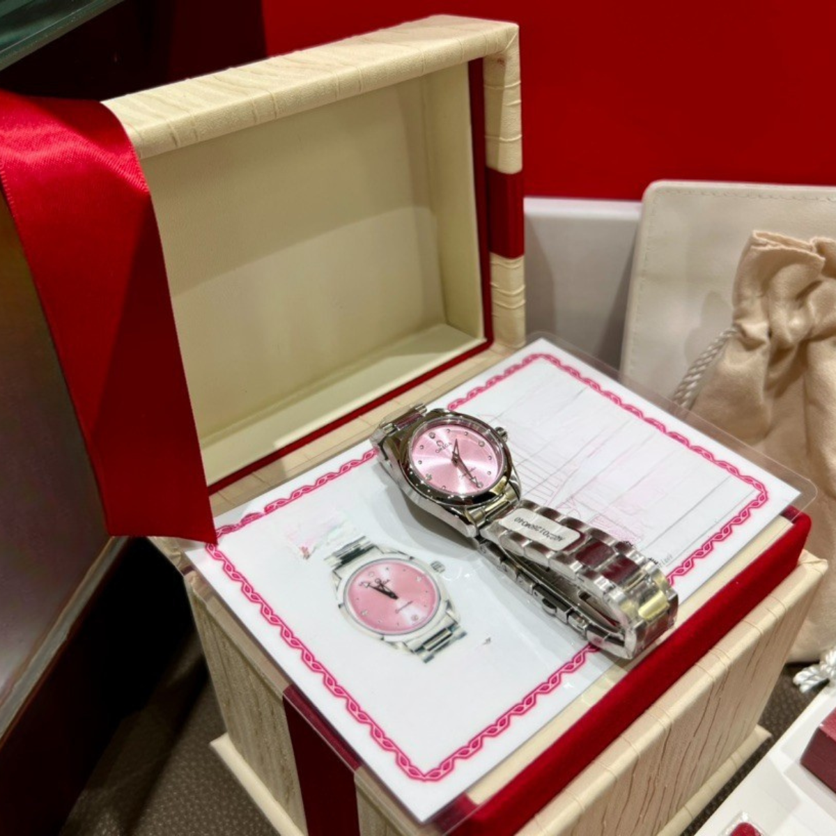 Omega Ladies Stainless Steel Watch