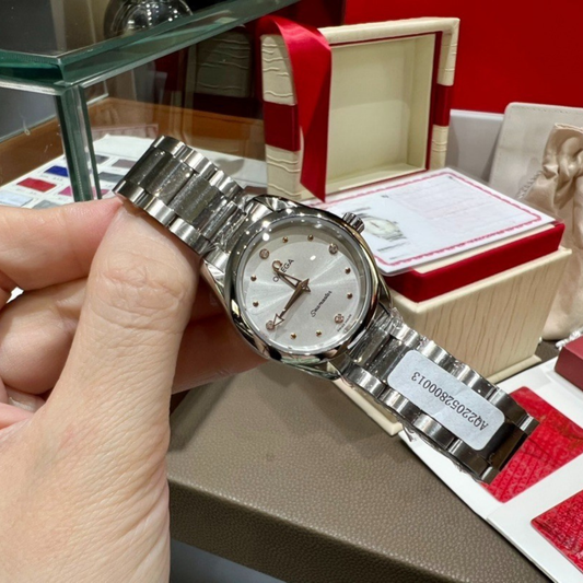 Omega Stainless Steel Ladies Watch