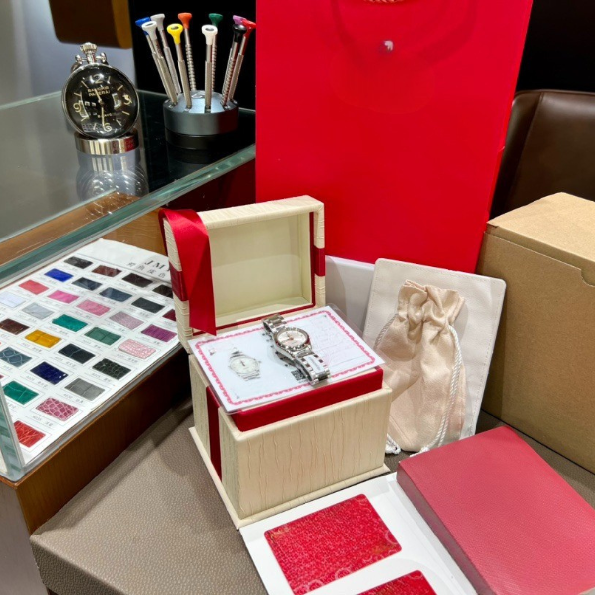 Omega Stainless Steel Ladies Watch