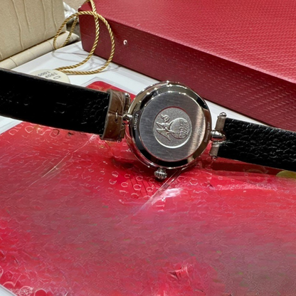 Omega Leather Strap Ladies Watch