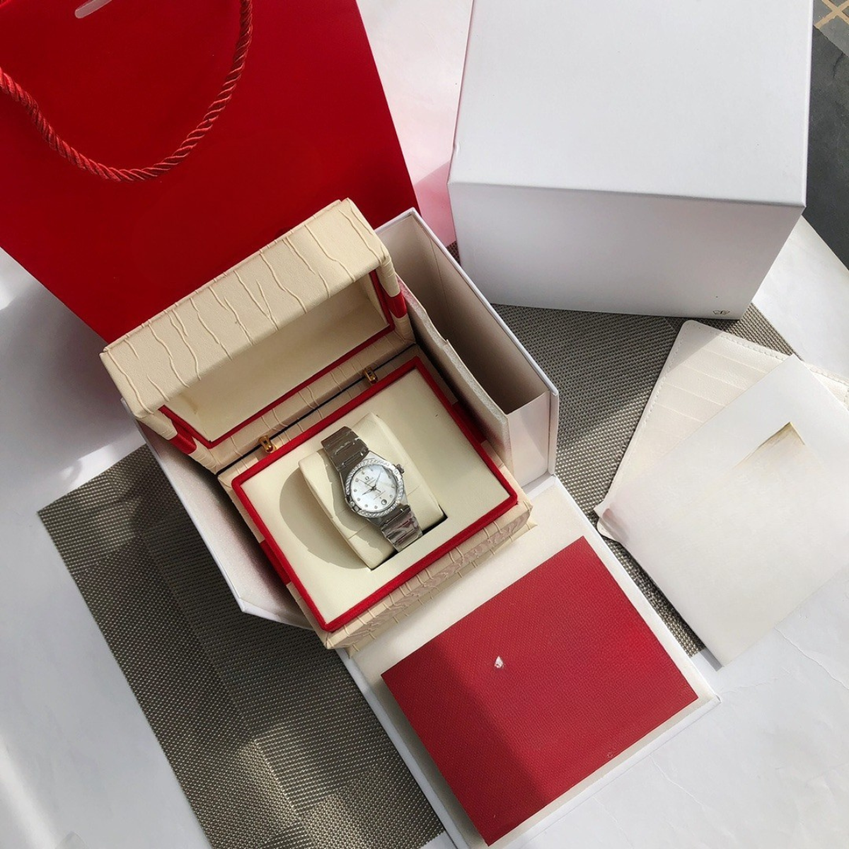 Omega Constellation Ladies Stainless Steel Watch
