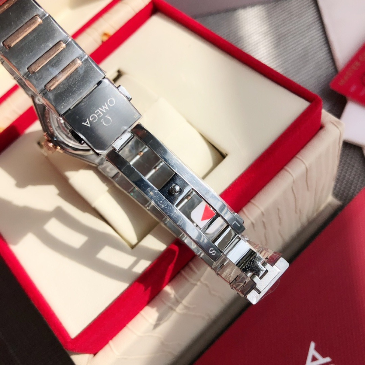 Omega Constellation Blue Dial Ladies Watch