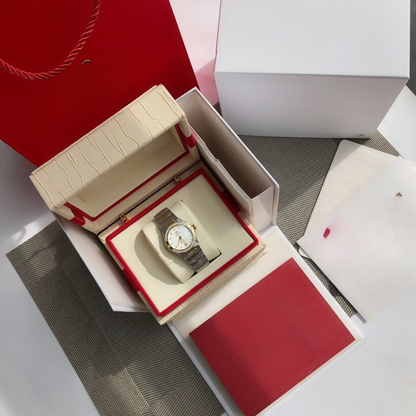 Omega Stainless Steel Gold-Tone Ladies Watch