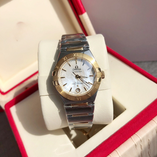 Omega Constellation Gold-Tone Stainless Steel Watch