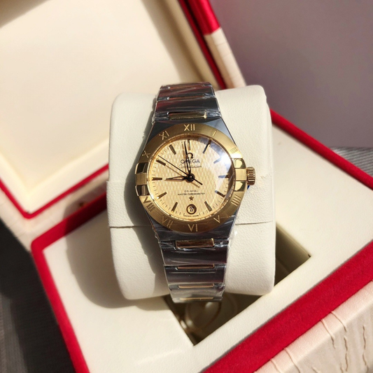 Omega Constellation Gold Dial Watch