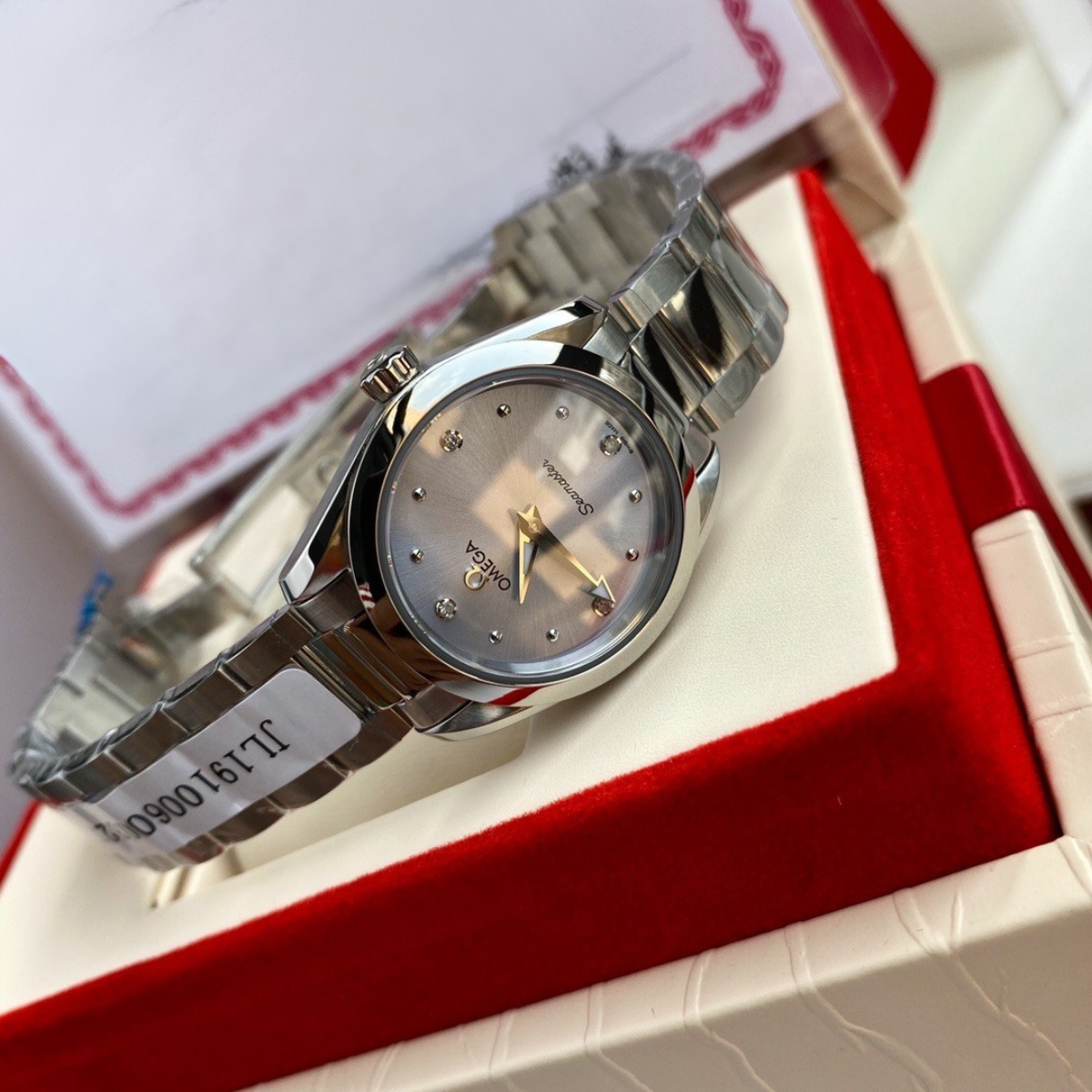 Omega Stainless Steel & Gold Watch