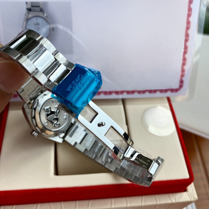 Omega Stainless Steel & Gold Watch