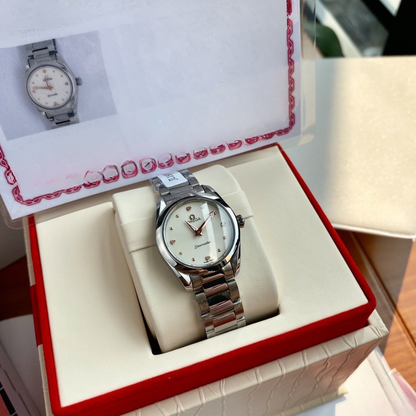 Omega Seamaster Ladies Stainless Steel Watch