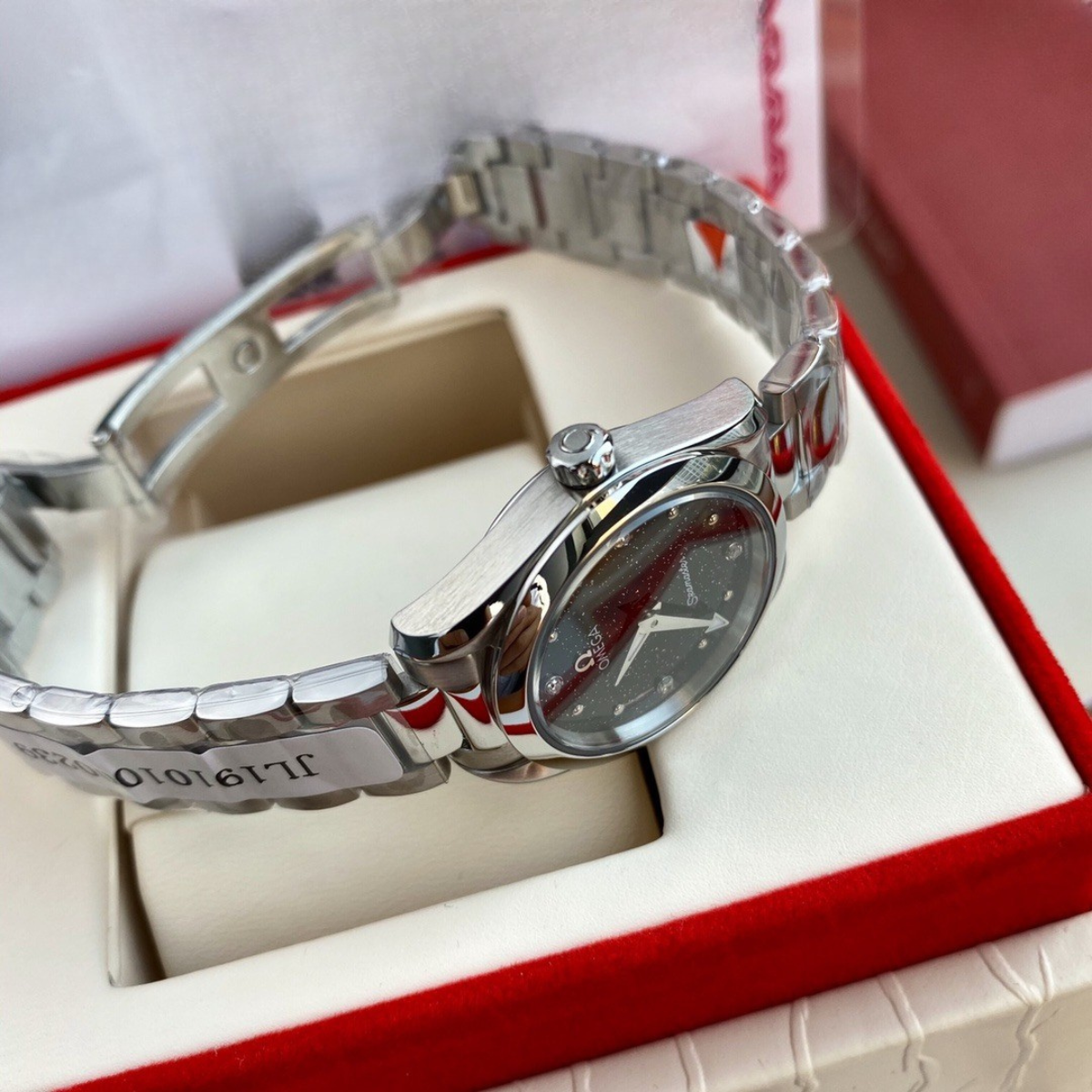 Omega Seamaster Ladies Black Dial Watch