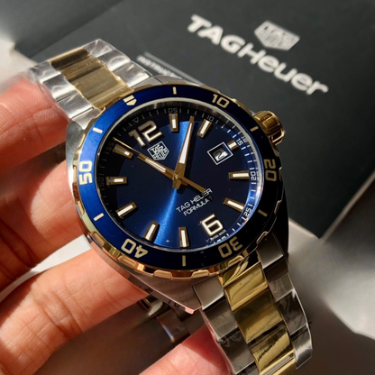 Tag Heuer Two-Tone Blue Dial Watch