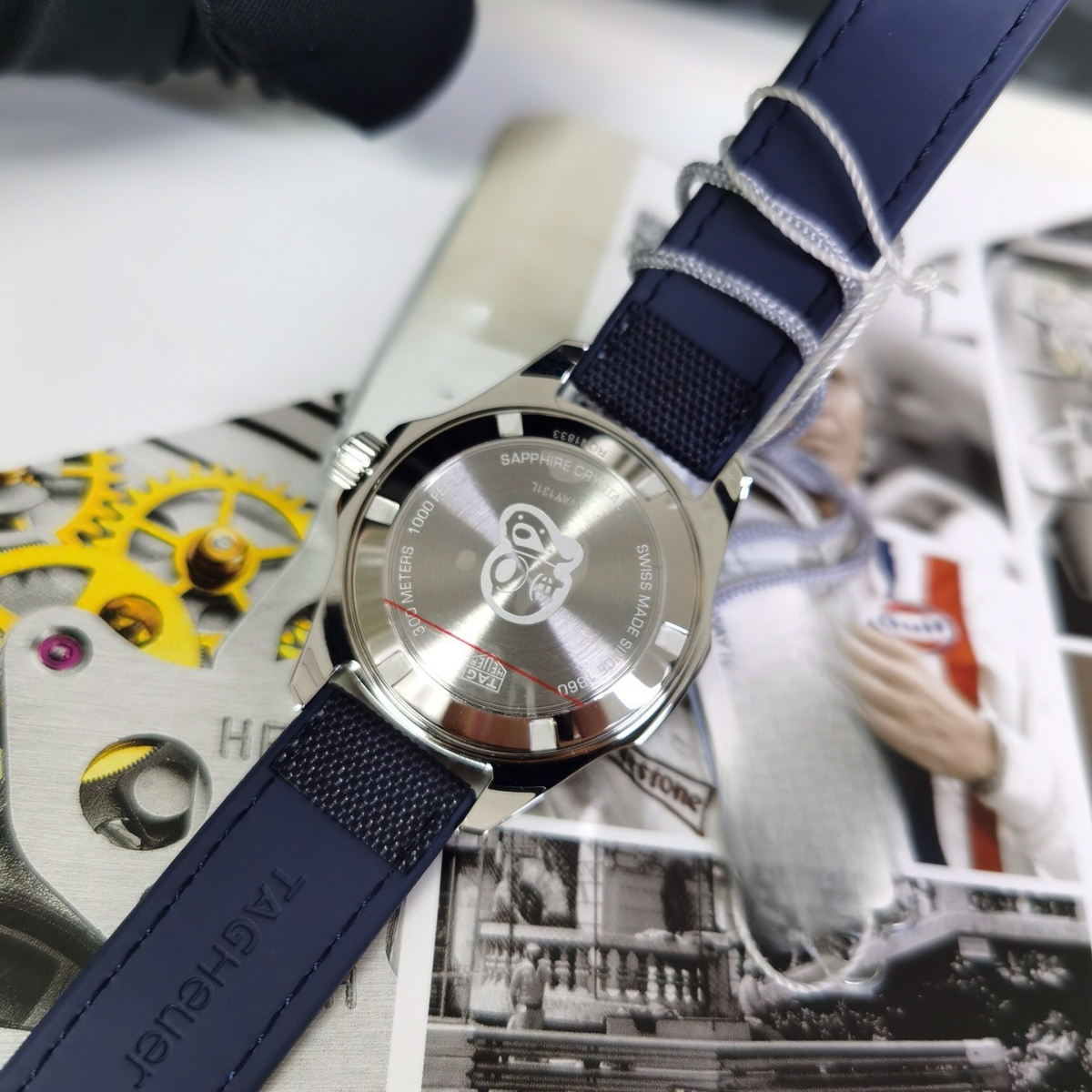 TAG Heuer Aquaracer 300M Blue Diamond Dial Watch