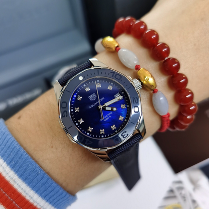 TAG Heuer Aquaracer 300M Blue Diamond Dial Watch