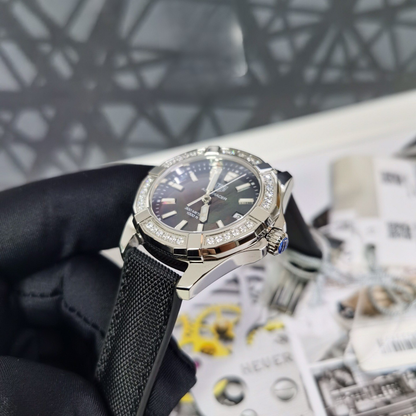 TAG Heuer Aquaracer 300M Diamond Bezel Watch