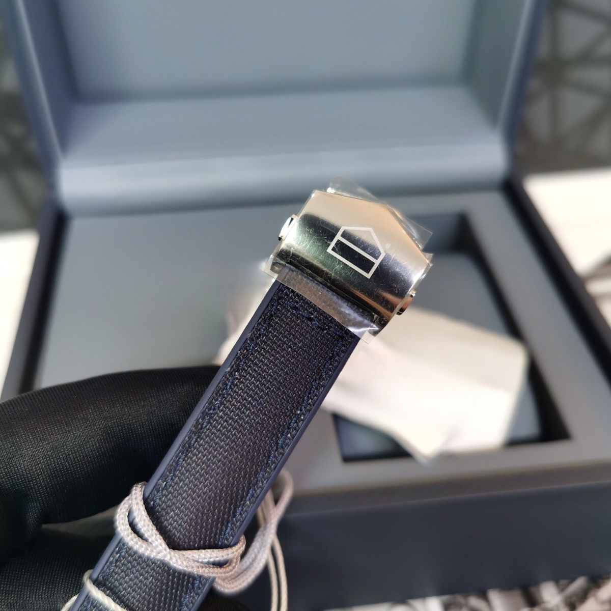 TAG Heuer Aquaracer 300M Blue Diamond Bezel Watch