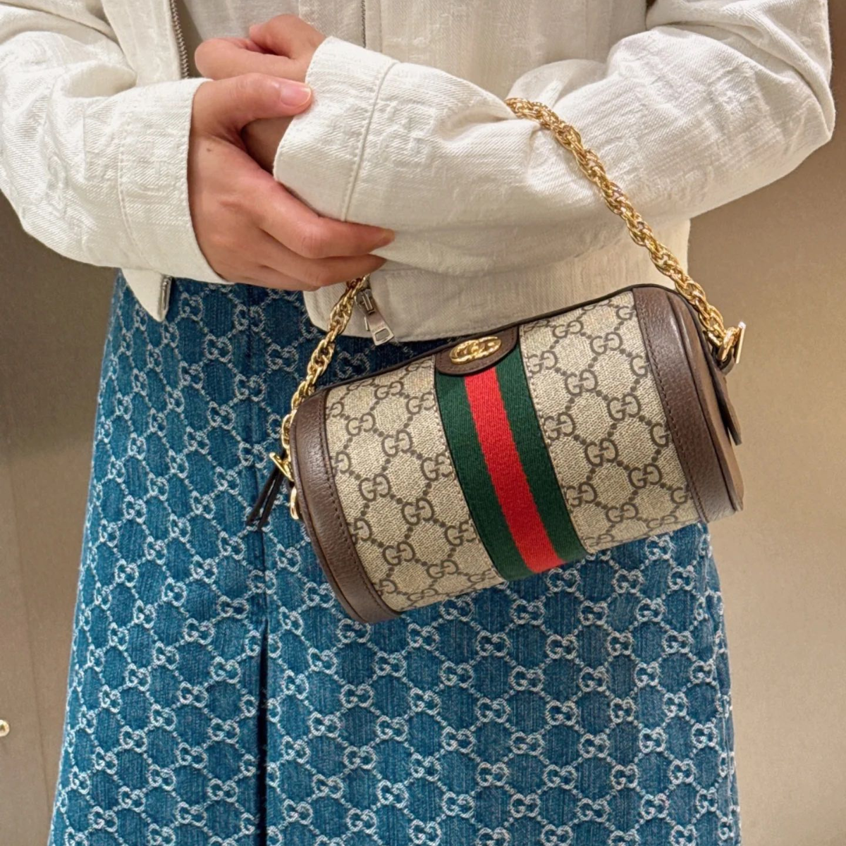GUCCI Luxury Canvas Purse