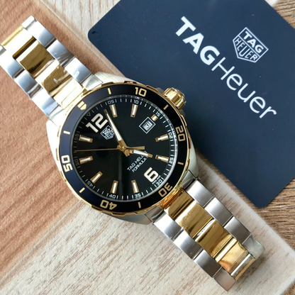 TAG Heuer Automatic Watch with Gold and Silver Bracelet