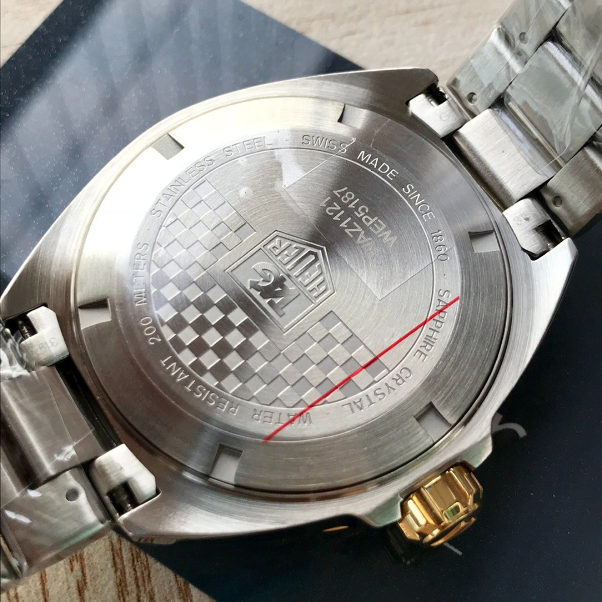 TAG Heuer Automatic Watch with Gold and Silver Bracelet