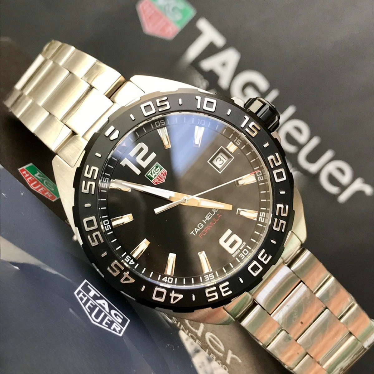 TAG Heuer Automatic Watch with Stainless Steel Bracelet