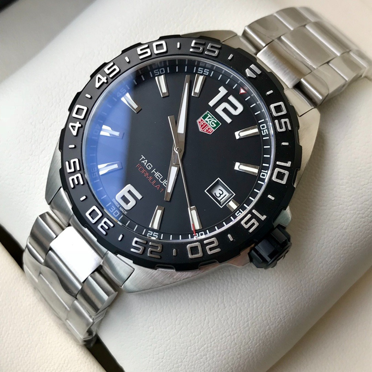 TAG Heuer Automatic Watch with Stainless Steel Bracelet
