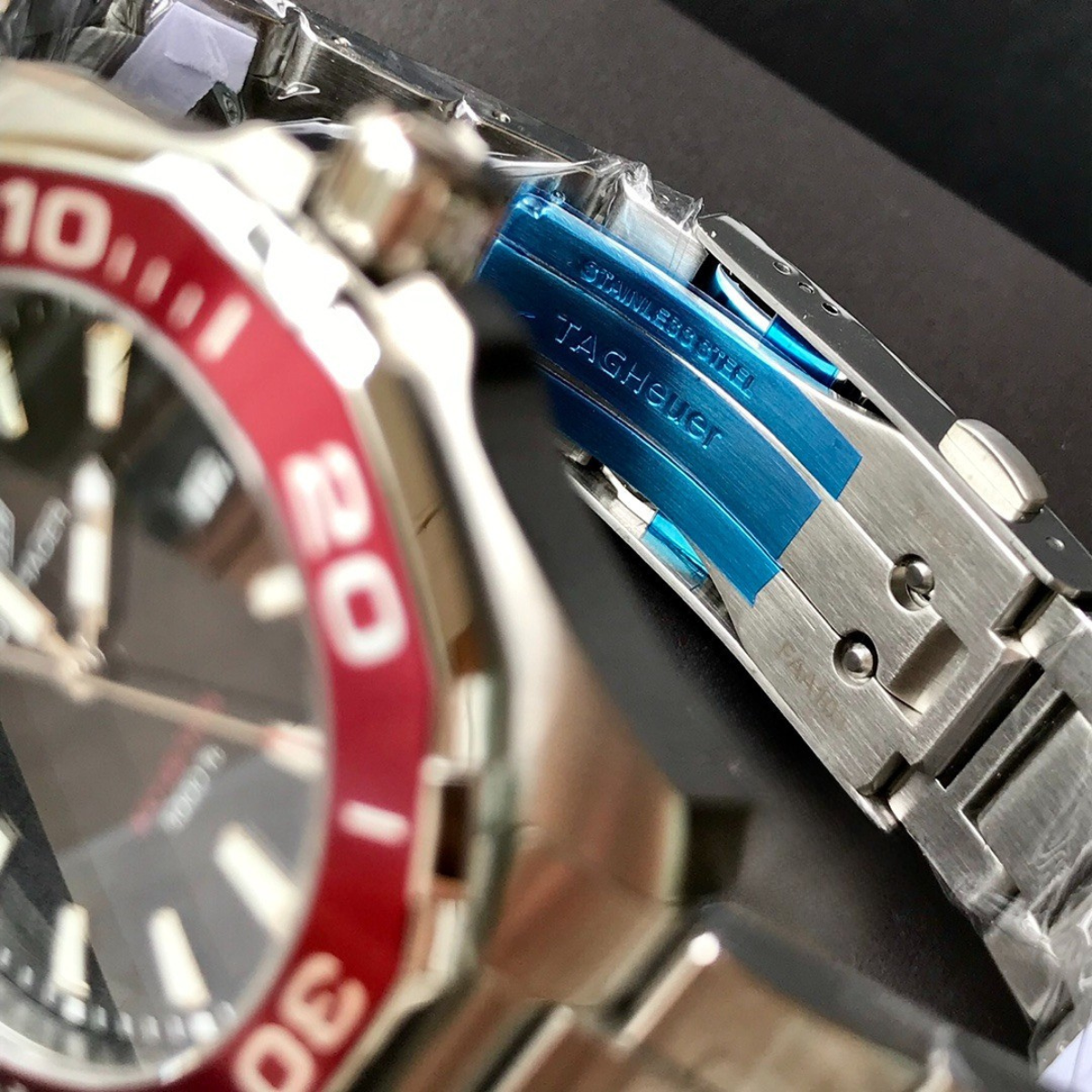 TAG Heuer Automatic Diver's Watch with Red Bezel