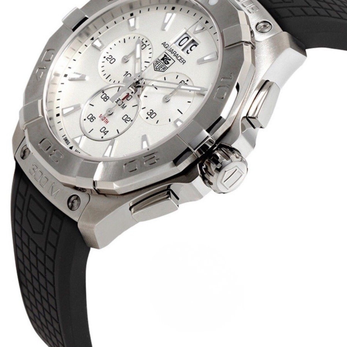 TAG Heuer Aquaracer Automatic Watch with White Dial