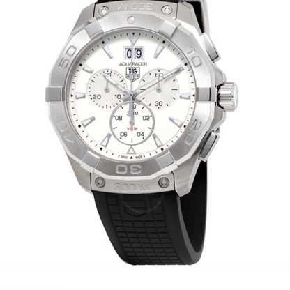 TAG Heuer Aquaracer Automatic Watch with White Dial