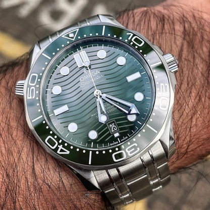 Omega Seamaster Green Dial Watch
