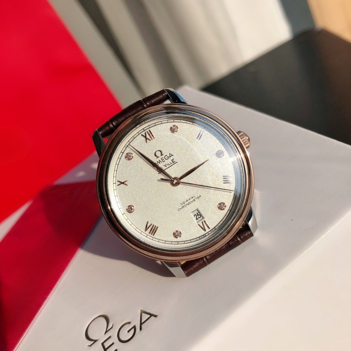 Omega De Ville Rose Gold Watch