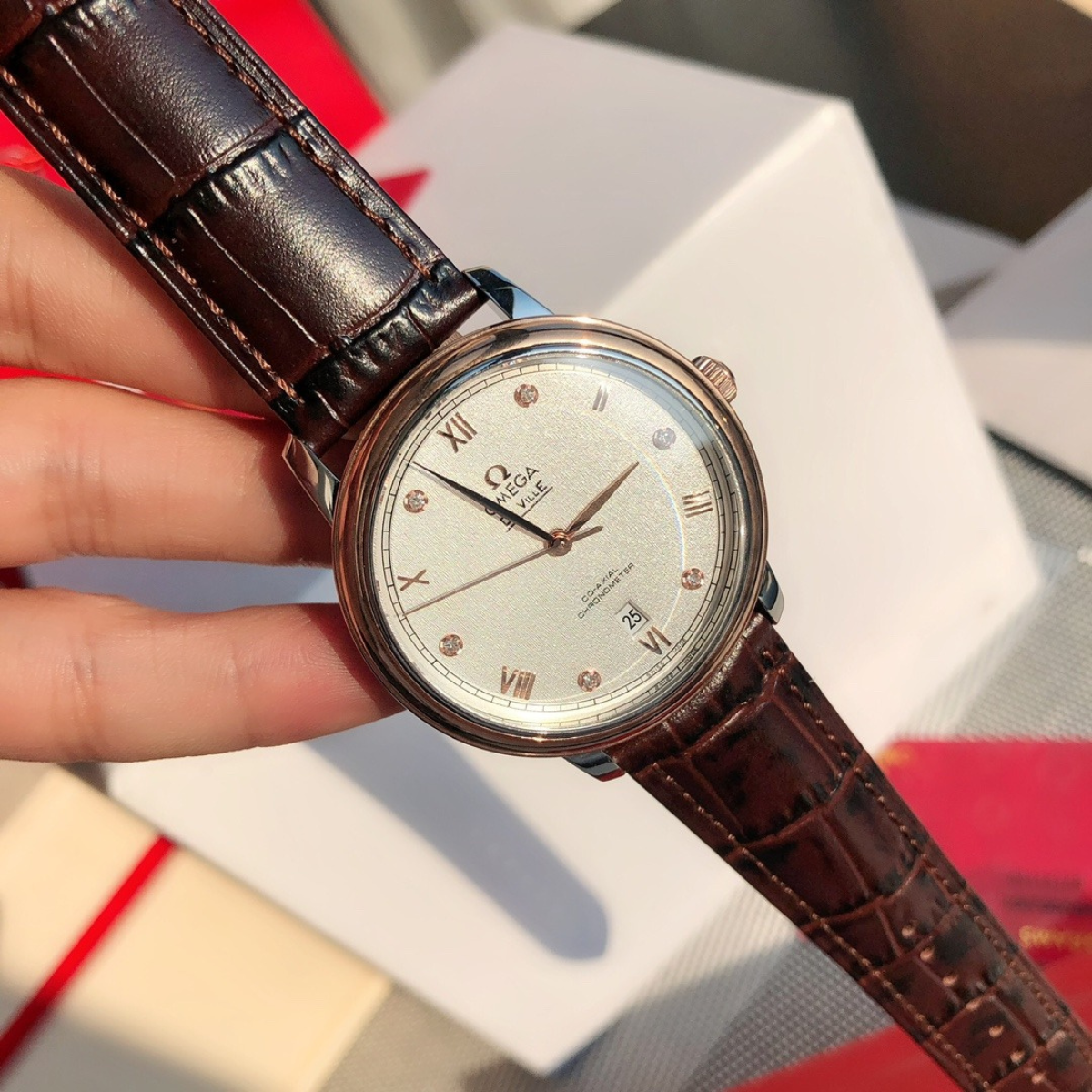 Omega De Ville Rose Gold Watch