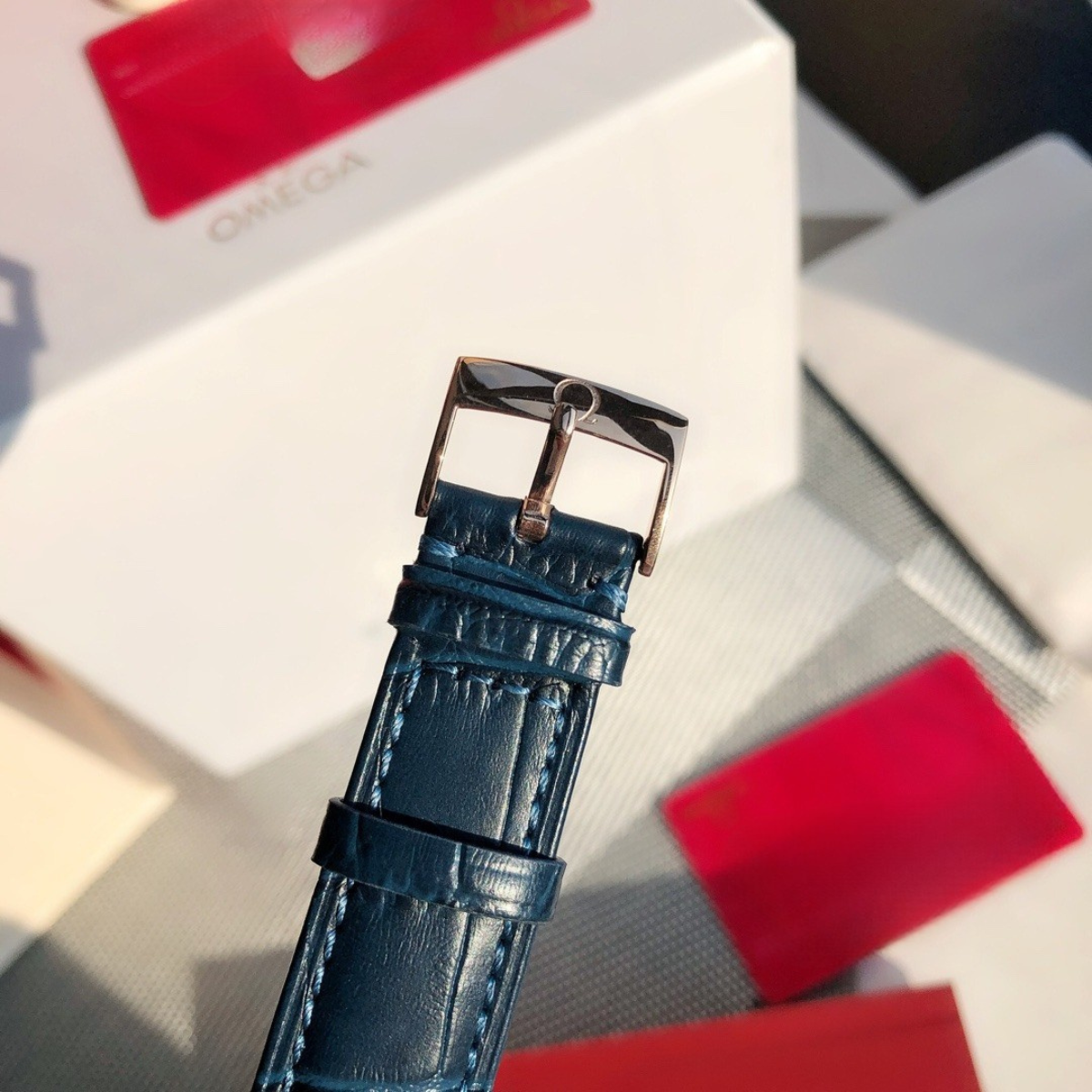 Omega De Ville Blue Dial Watch