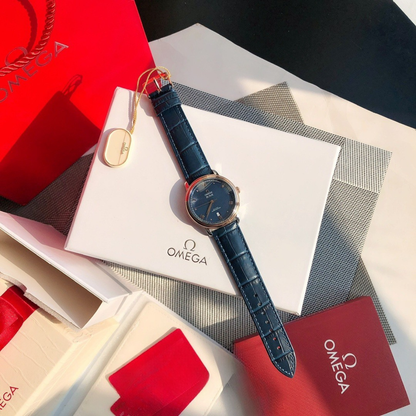 Omega De Ville Blue Dial Watch