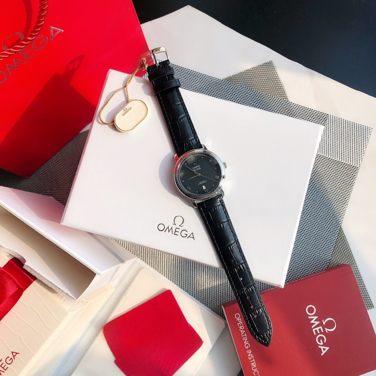 Omega De Ville Black Dial Watch