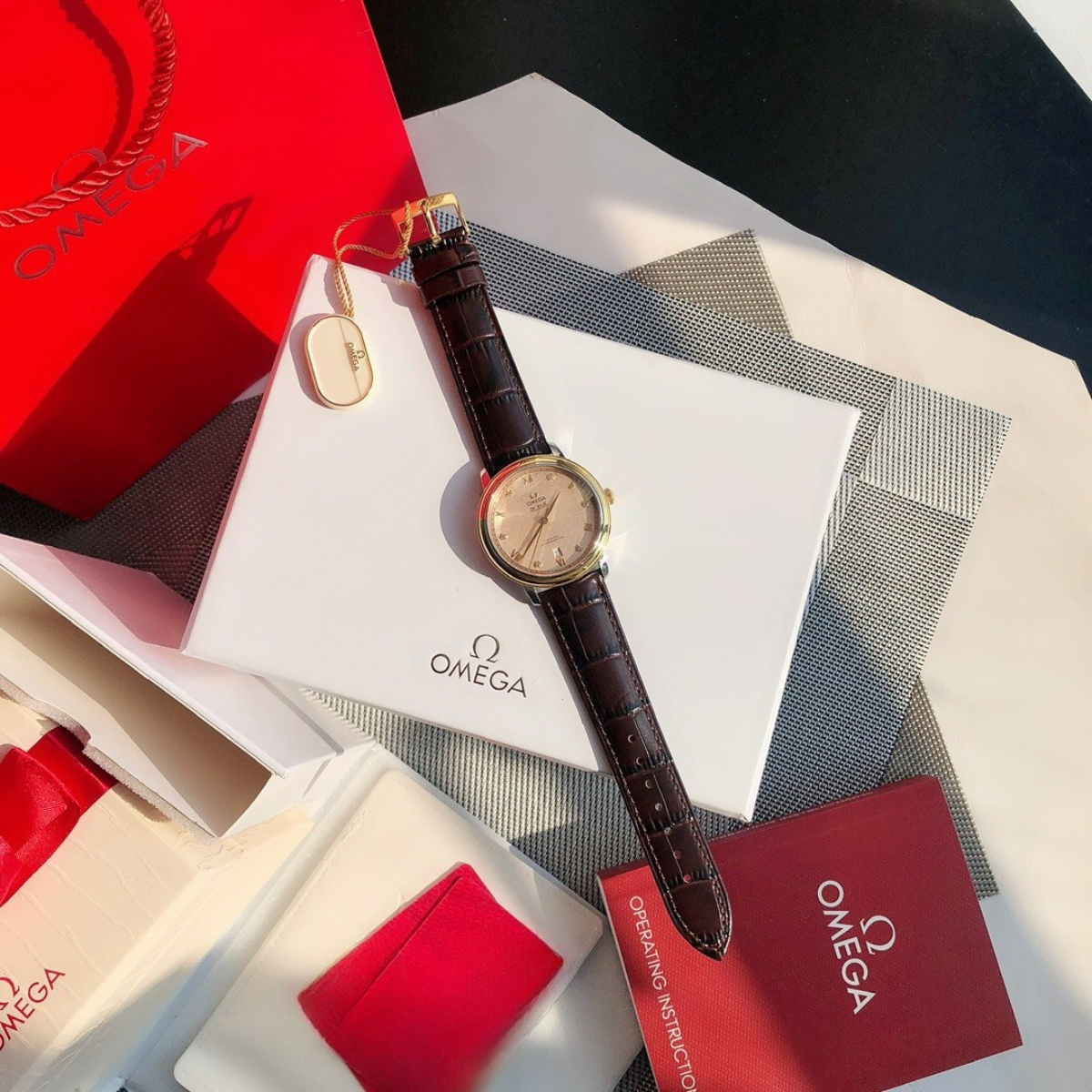 Omega De Ville Gold Dial Watch