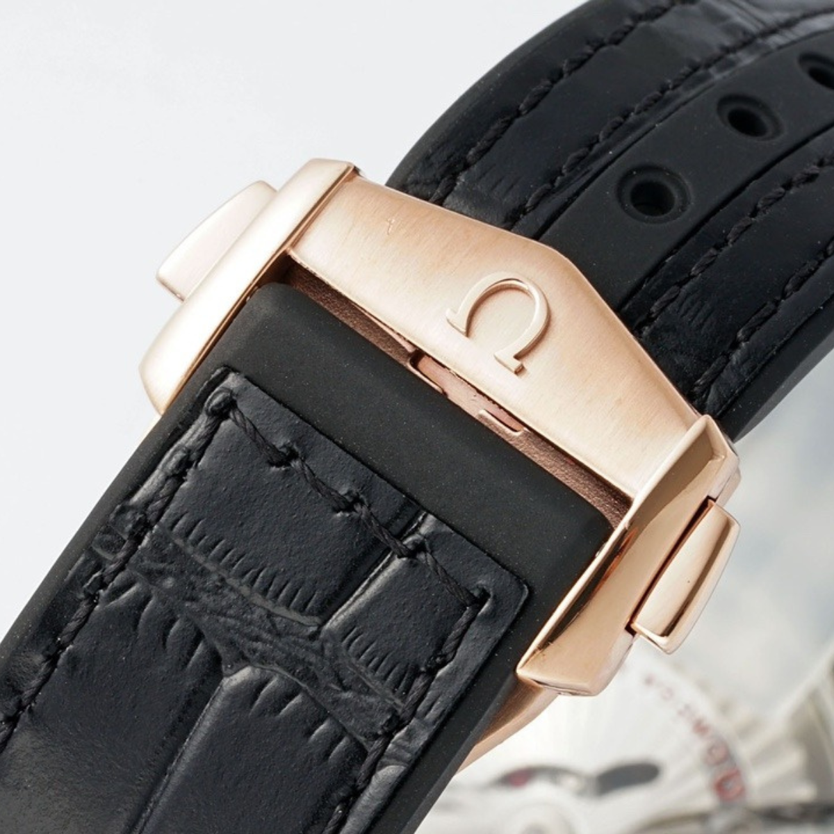 Omega Constellation Silver Rose Gold Watch
