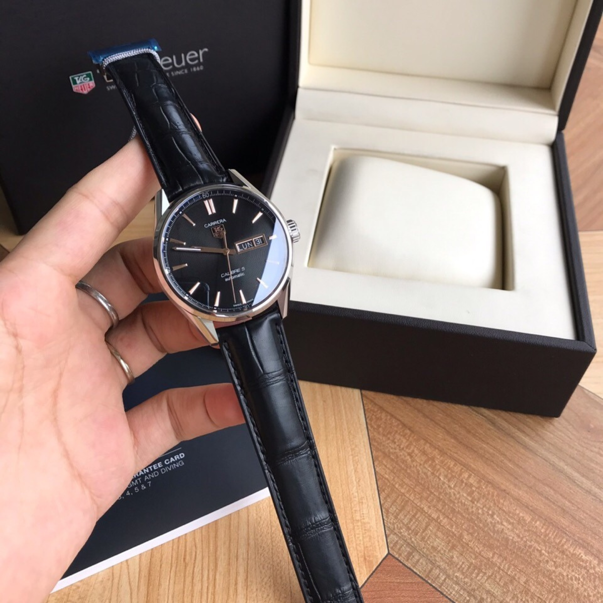 Tag Heuer Carrera Caliber 5 Automatic Watch – Black Dial