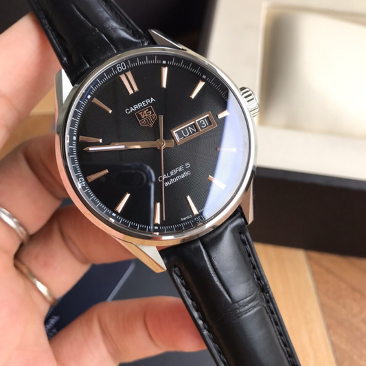 Tag Heuer Carrera Caliber 5 Automatic Watch – Black Dial
