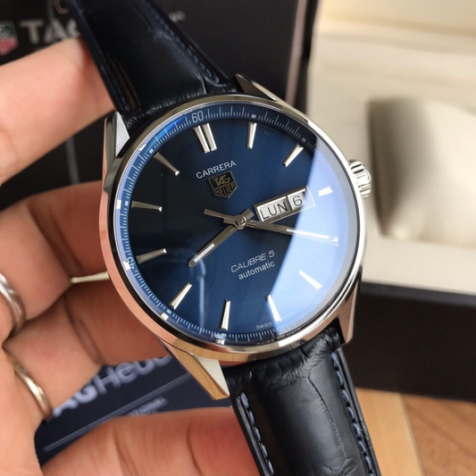 Tag Heuer Carrera Caliber 5 Automatic Watch – Blue Dial