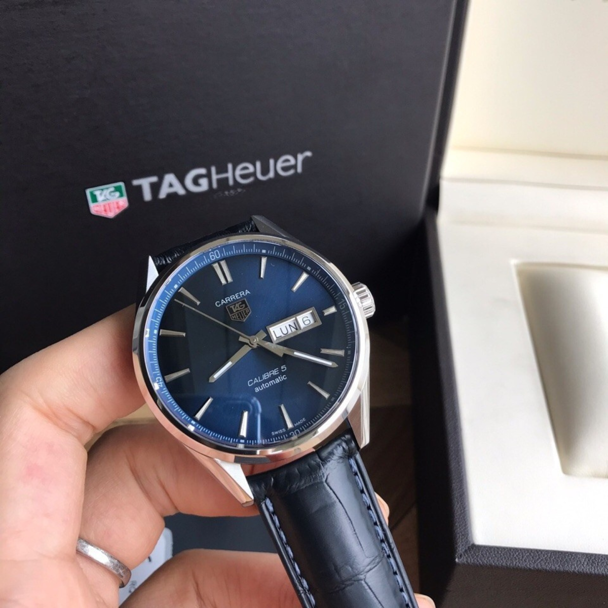 Tag Heuer Carrera Caliber 5 Automatic Watch – Blue Dial