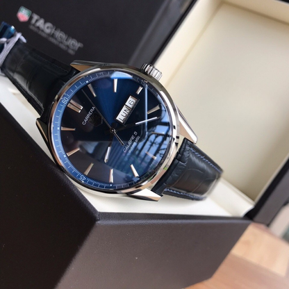 Tag Heuer Carrera Caliber 5 Automatic Watch – Blue Dial