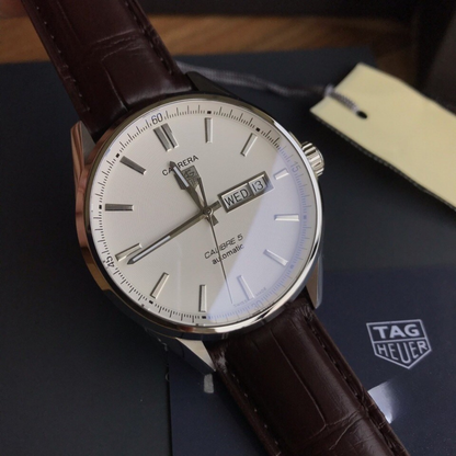 Tag Heuer Carrera Caliber 5 Automatic Watch – White Dial
