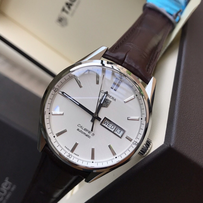 Tag Heuer Carrera Caliber 5 Automatic Watch – White Dial