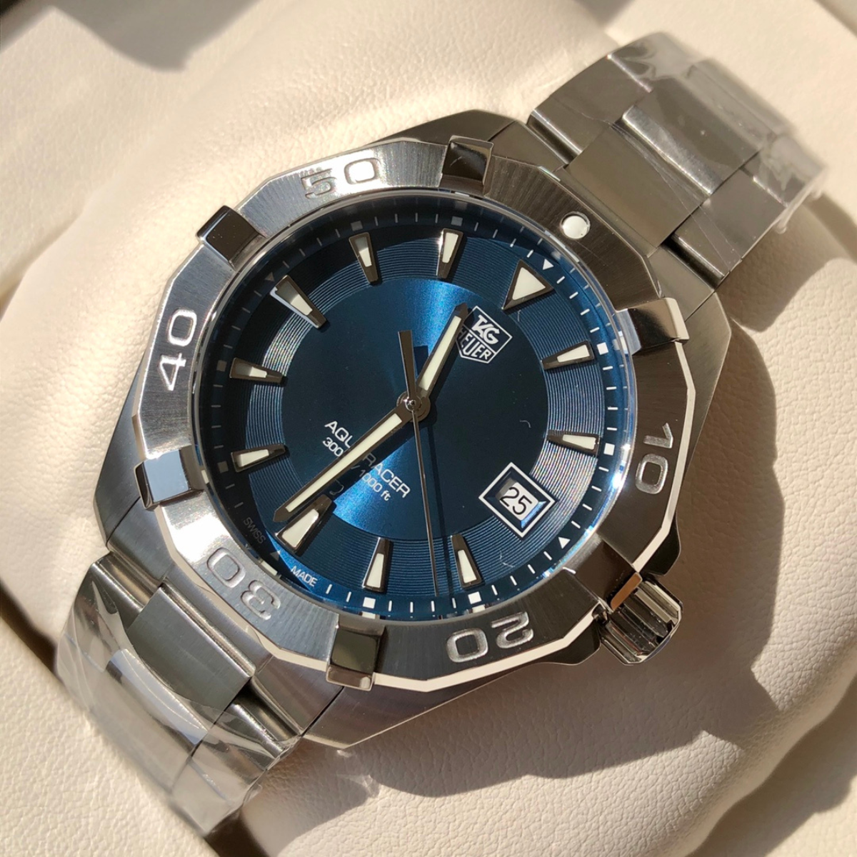 Tag Heuer Aquaracer Automatic Watch – Blue Dial