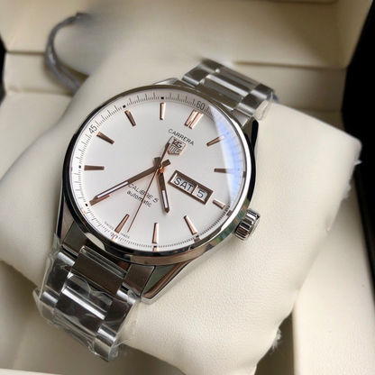 Tag Heuer Aquaracer Automatic Watch – White Dial Stainless Steel